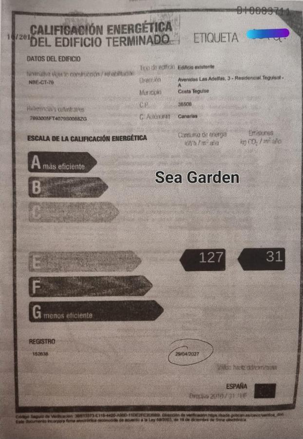Vivienda Vacacional Sea Garden Costa Teguise Buitenkant foto